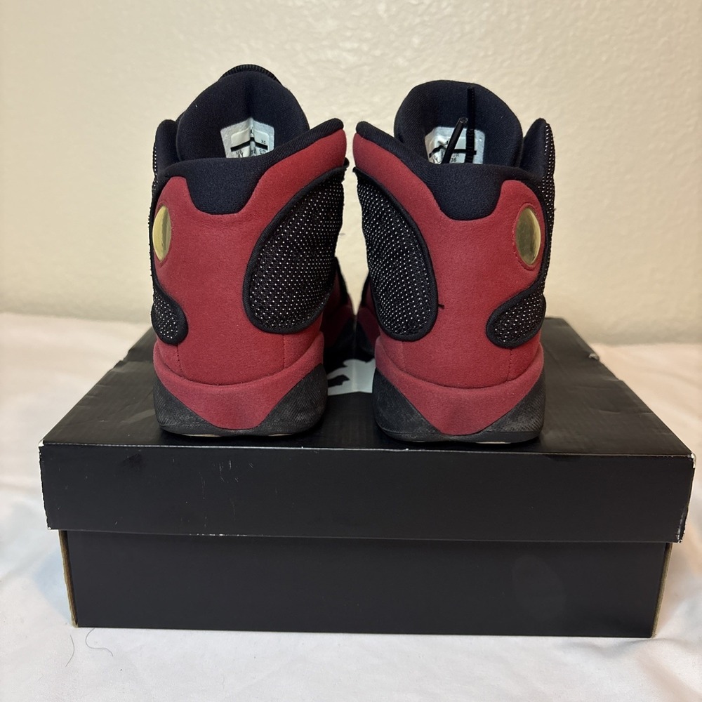 NIKE AIR JORDAN XIII 13 RETRO GS BLACK RED WHITE BRED PLAYOFF 414574-010 Size 4Y - Picture 5 of 16